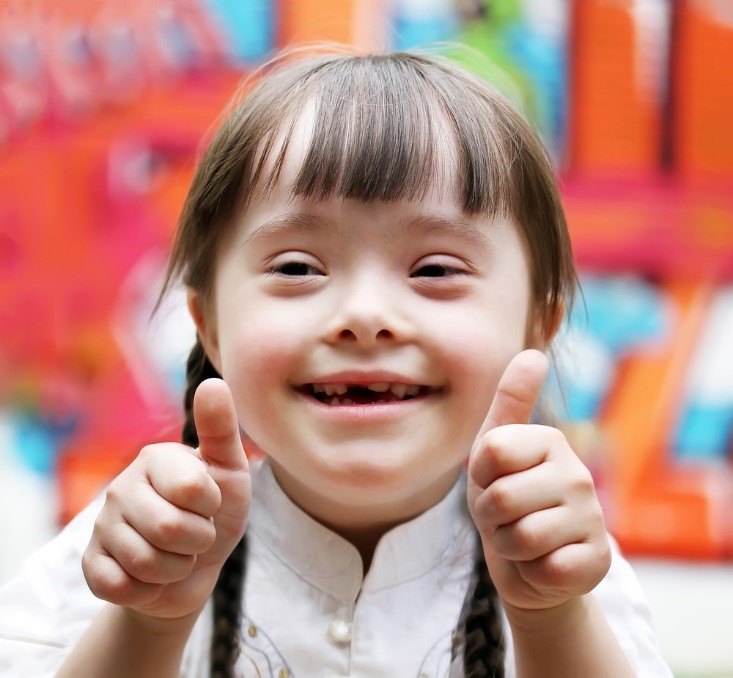 girl smiling